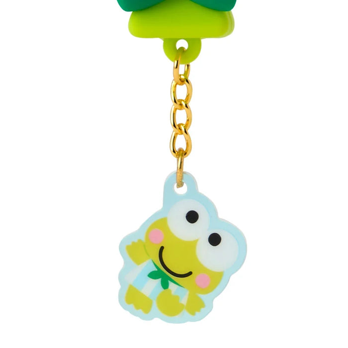 Japan Sanrio - Kero Kero Keroppi Face-shaped silicone mini pouch (Dreaming balloon)