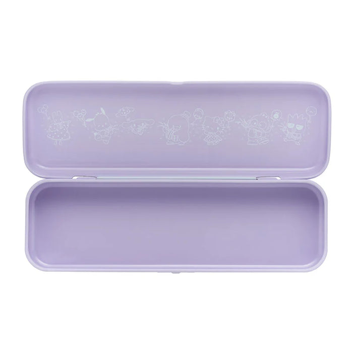 Japan Sanrio - Kuromi Gel ink Ballpoint Pen and Original Tin Pen Case Set (Juice Up)