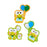 Japan Sanrio - Kero Kero Keroppi Stickers Set (Dreaming balloon)