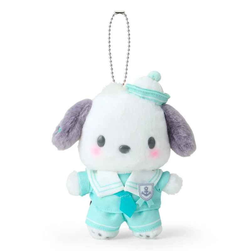 Japan Sanrio - Pochacco Plush Keychain (Sailor Collar)