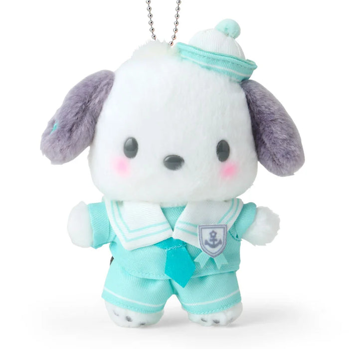 Japan Sanrio - Pochacco Plush Keychain (Sailor Collar)