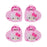 Japan Sanrio - Hello Kitty Set of 4 Mini Hair Clips (Color: Pink)