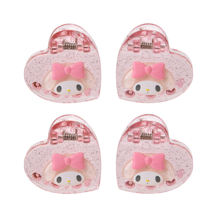 Japan Sanrio - My Melody Set of 4 Mini Hair Clips