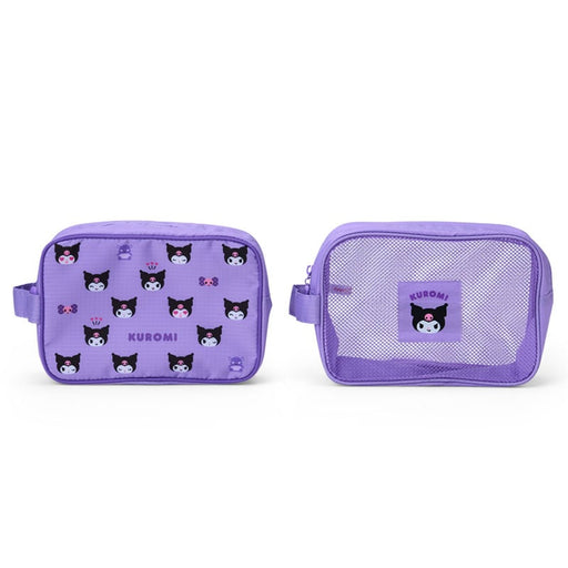 Japan Sanrio - Kuromi Travel Pouch Set of 2