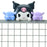 Japan Sanrio - Kuromi Mesh Panel
