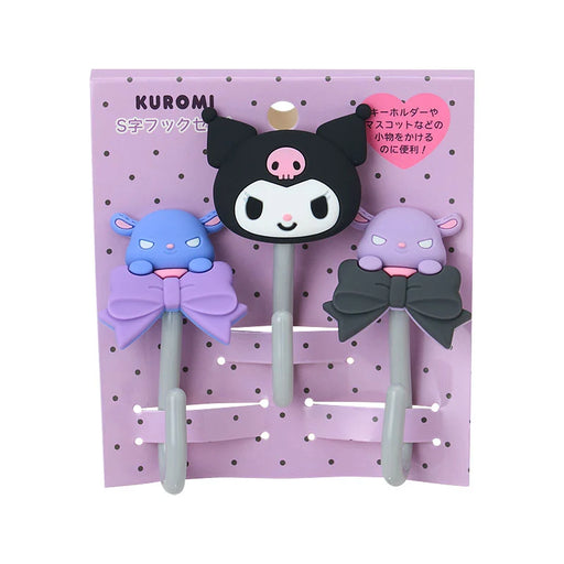 Japan Sanrio - Kuromi S-Hook, Set of 3