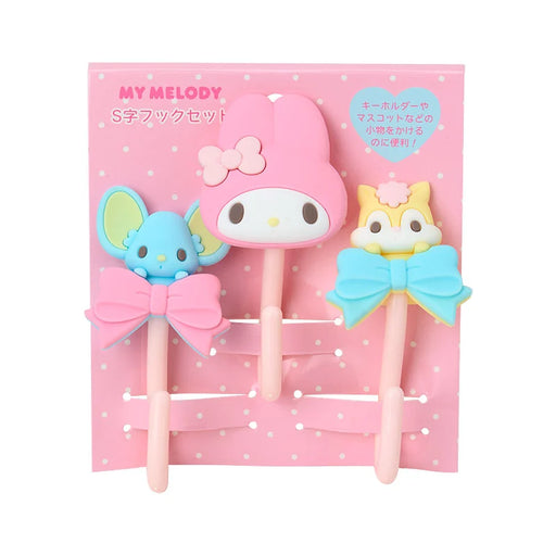 Japan Sanrio - My Melody S-Hook, Set of 3