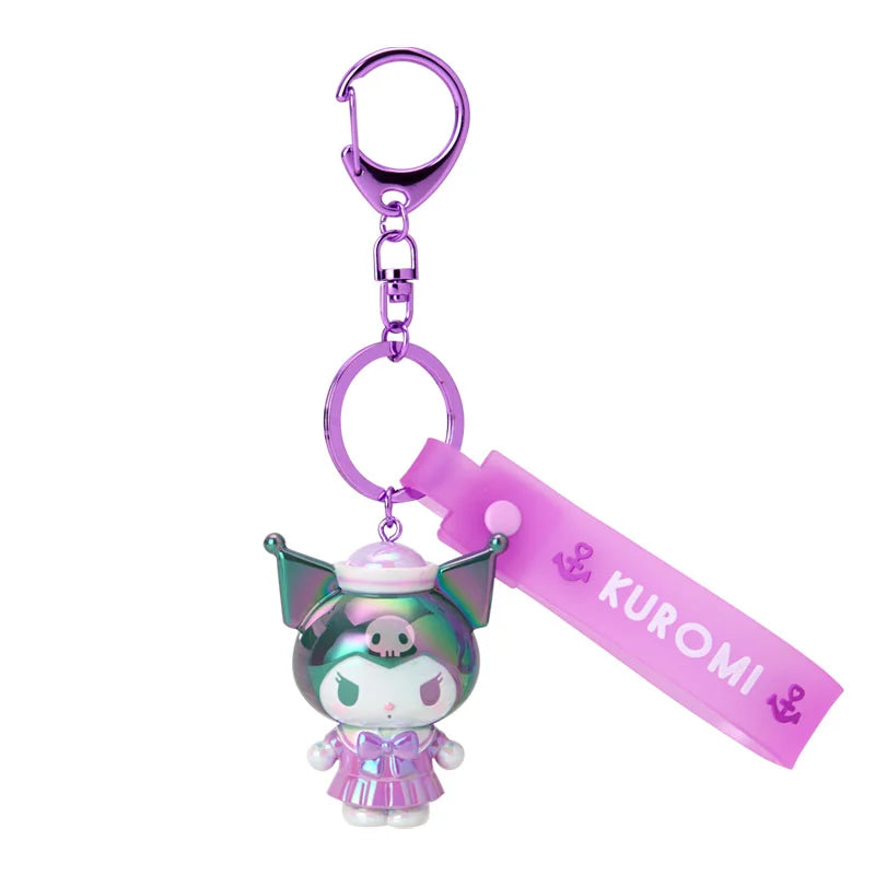 Japan Sanrio - Kuromi Mascot Keychain (Sailor Collar)