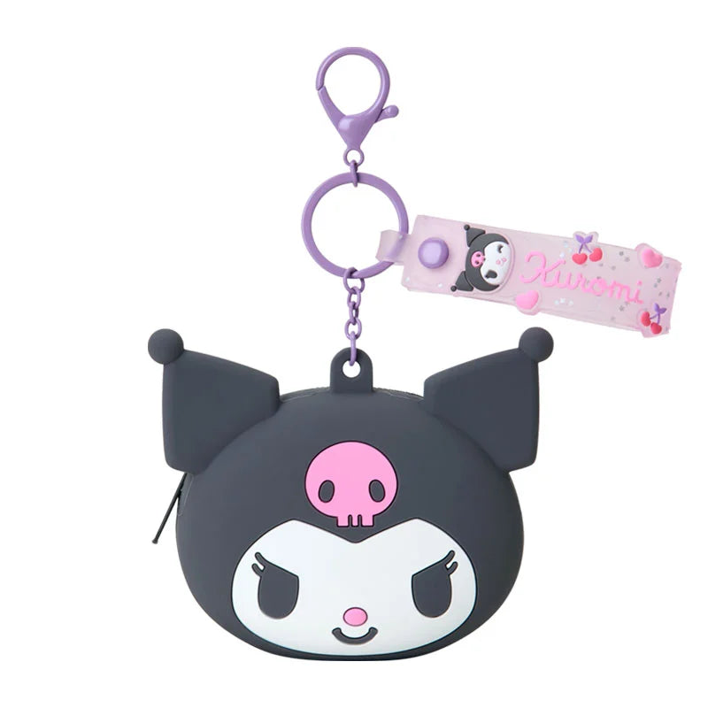Japan Sanrio - Kuromi Silicone Pouch (My Deco Bag)