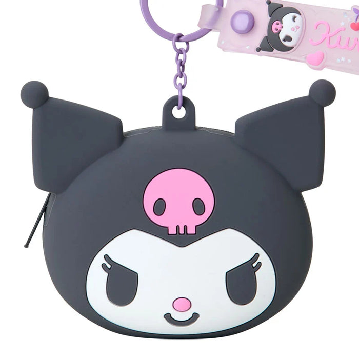Japan Sanrio - Kuromi Silicone Pouch (My Deco Bag)