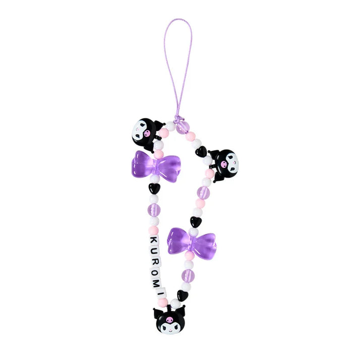 Japan Sanrio - Kuromi Beaded Strap (My Deco Bag)