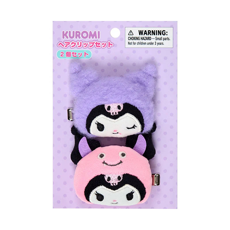 Japan Sanrio - Kuromi Hair Clip Set (My Deco Bag)