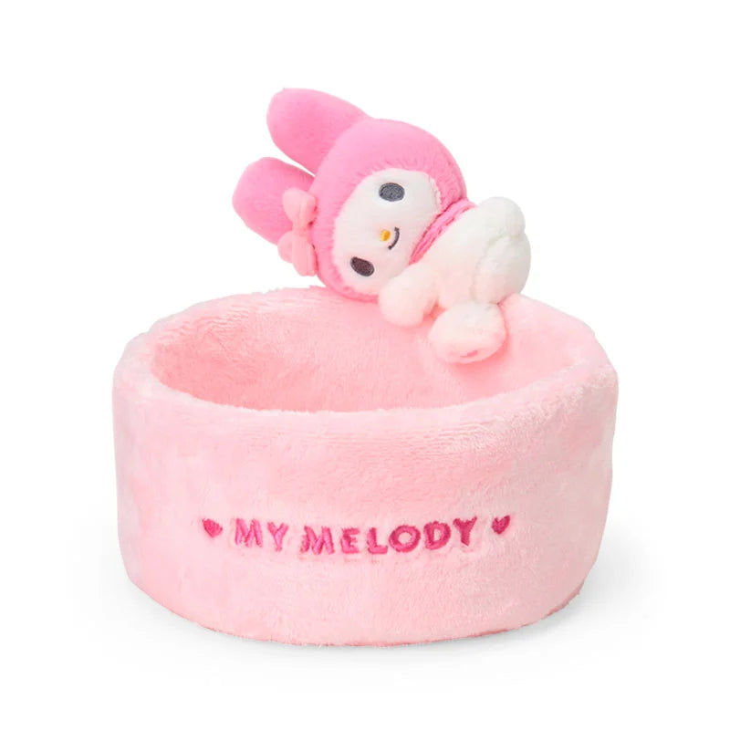 Japan Sanrio - Fluffy My Melody Small item Case with Mascot (Round)