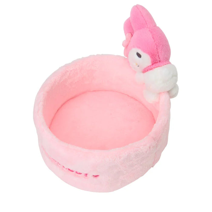 Japan Sanrio - Fluffy My Melody Small item Case with Mascot (Round)