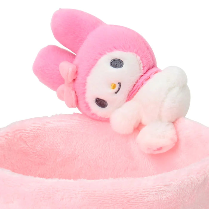 Japan Sanrio - Fluffy My Melody Small item Case with Mascot (Round)