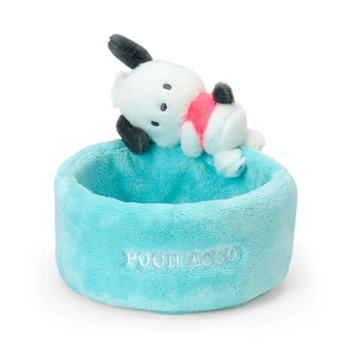 Japan Sanrio - Fluffy Pochacco Small item Case with Mascot (Round)