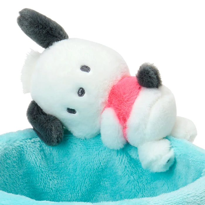 Japan Sanrio - Fluffy Pochacco Small item Case with Mascot (Round)