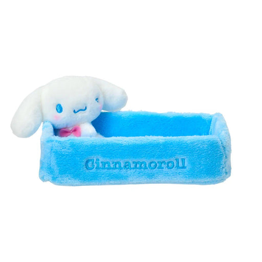 Japan Sanrio - Fluffy Cinnamoroll Small item Case with Mascot (Square)