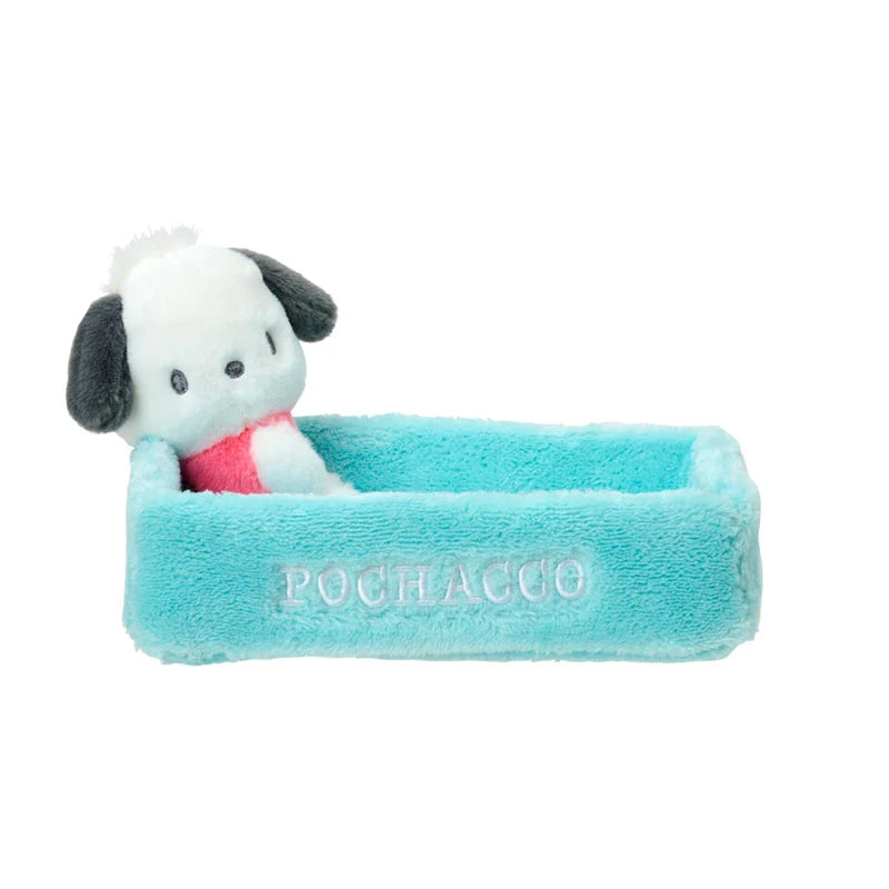 Japan Sanrio - Fluffy Pochacco Small item Case with Mascot (Square)