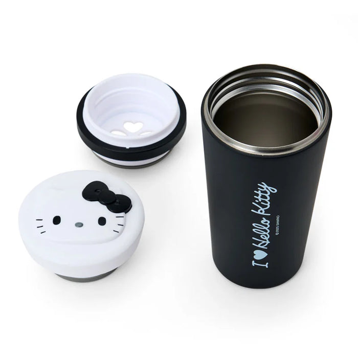 Japan Sanrio - Hello Kitty Stainless Steel Tumbler Color: Black (I Love Hello Kitty)