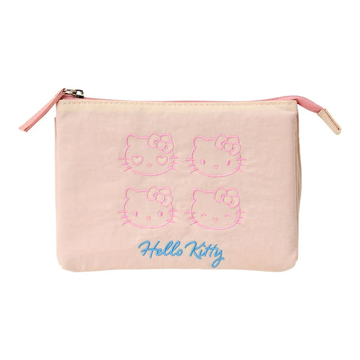 Japan Sanrio - Hello Kitty 3-Pocket Pouch (Face)