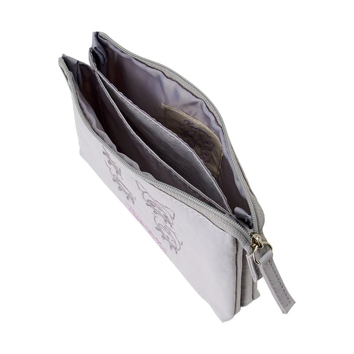 Japan Sanrio - Kuromi 3-Pocket Pouch (Face)
