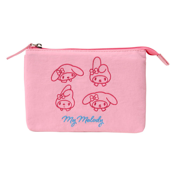 Japan Sanrio - My Melody 3-Pocket Pouch (Face)