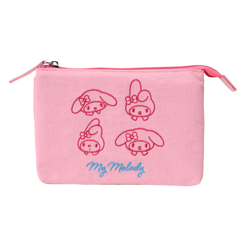 Japan Sanrio - My Melody 3-Pocket Pouch (Face)