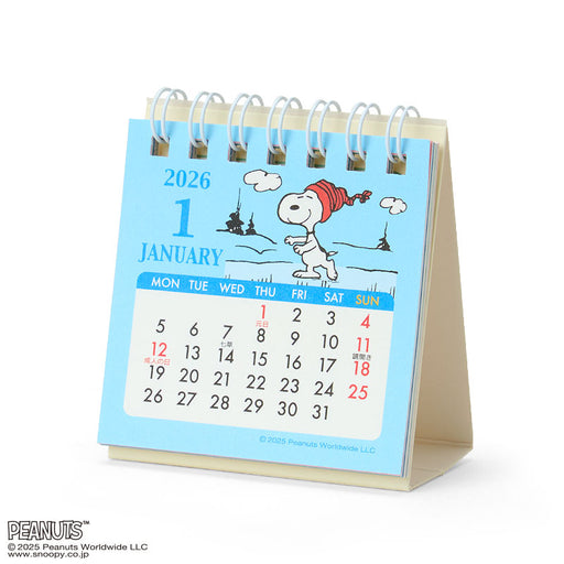 Japan Sanrio - Calendar & Planner 2026 x Snoopy Ring Mini Calendar 2026