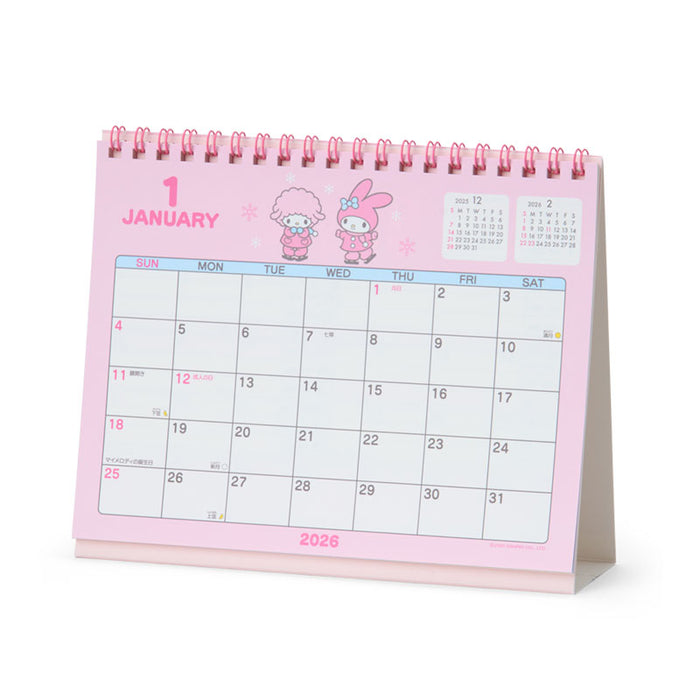 Japan Sanrio - Calendar & Planner 2026 x My Melody Ring Calendar 2026