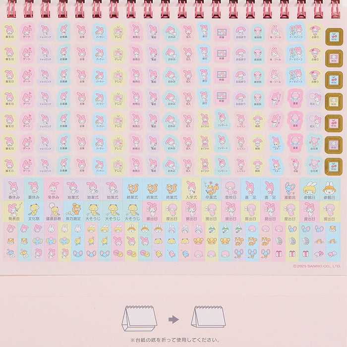 Japan Sanrio - Calendar & Planner 2026 x My Melody Ring Calendar 2026