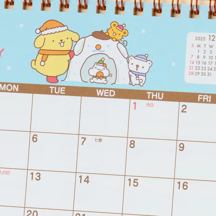 Japan Sanrio - Calendar & Planner 2026 x Pompompurin Ring Calendar 2026