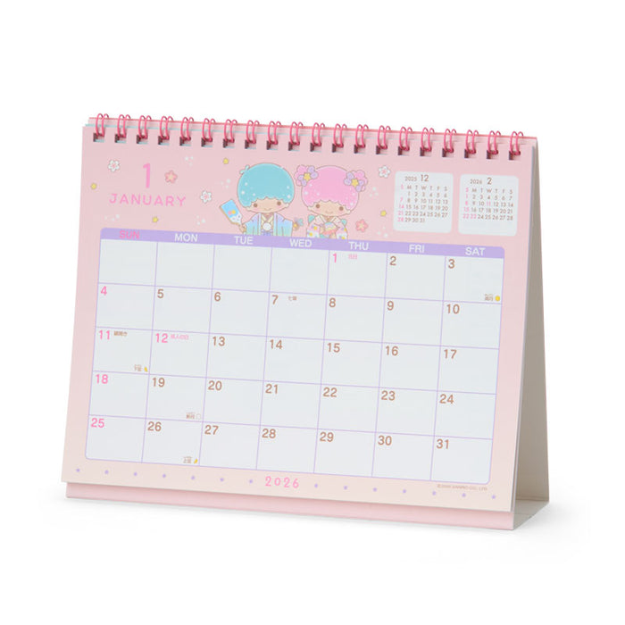 Japan Sanrio - Calendar & Planner 2026 x Little Twin Stars Ring Calendar 2026