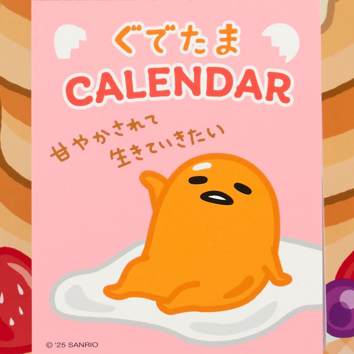 Japan Sanrio - Calendar & Planner 2026 x Gudetama Daily Wall Calendar 2026