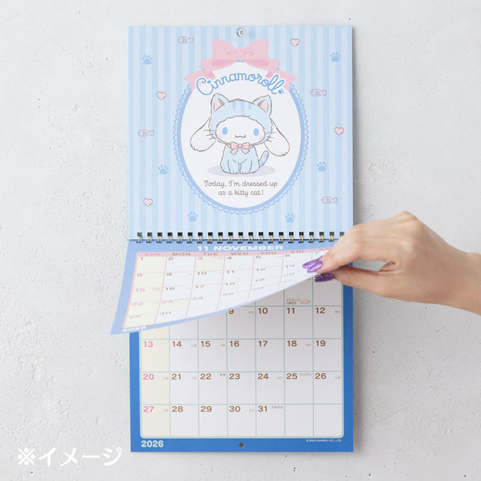 Japan Sanrio - Calendar & Planner 2026 x Cinnamoroll Wall Calendar M 2026