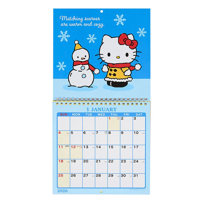 Japan Sanrio - Calendar & Planner 2026 x Hello Kitty Wall Calendar M 2026