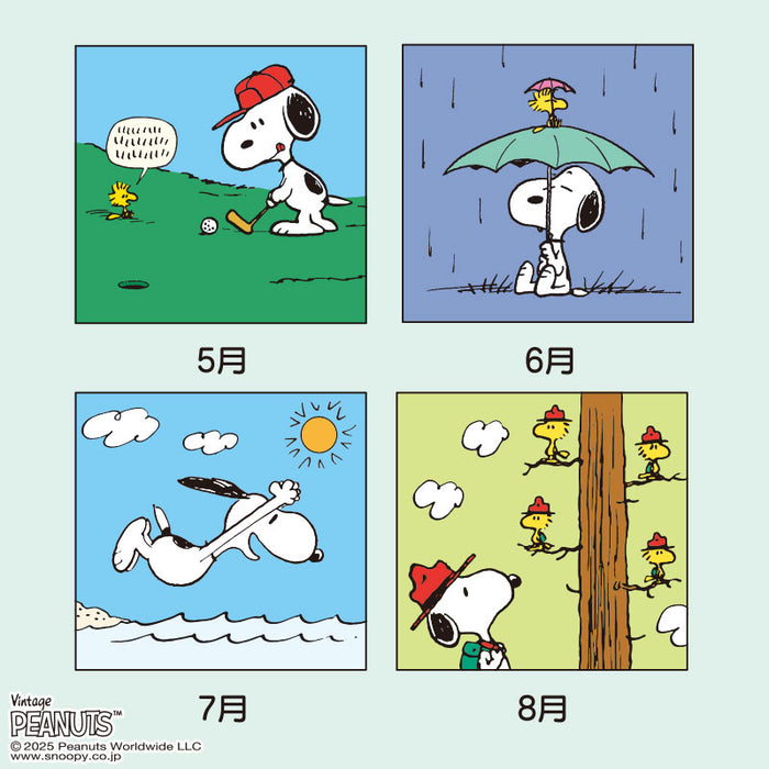 Japan Sanrio - Calendar & Planner 2026 x Snoopy Wall Calendar M 2026