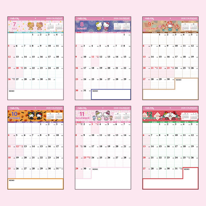 Japan Sanrio - Calendar & Planner 2026 x Hello Kitty Write Calendar 2026