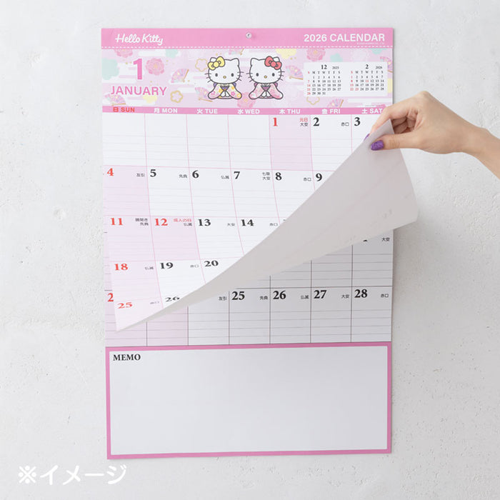 Japan Sanrio - Calendar & Planner 2026 x Hello Kitty Write Calendar 2026