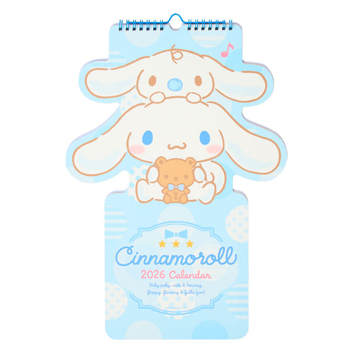Japan Sanrio - Calendar & Planner 2026 x Cinnamoroll Die-cut Calendar 2026