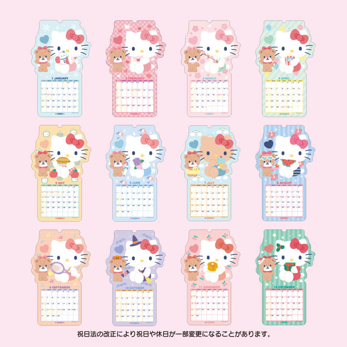 Japan Sanrio - Calendar & Planner 2026 x Hello Kitty Die-cut Calendar 2026