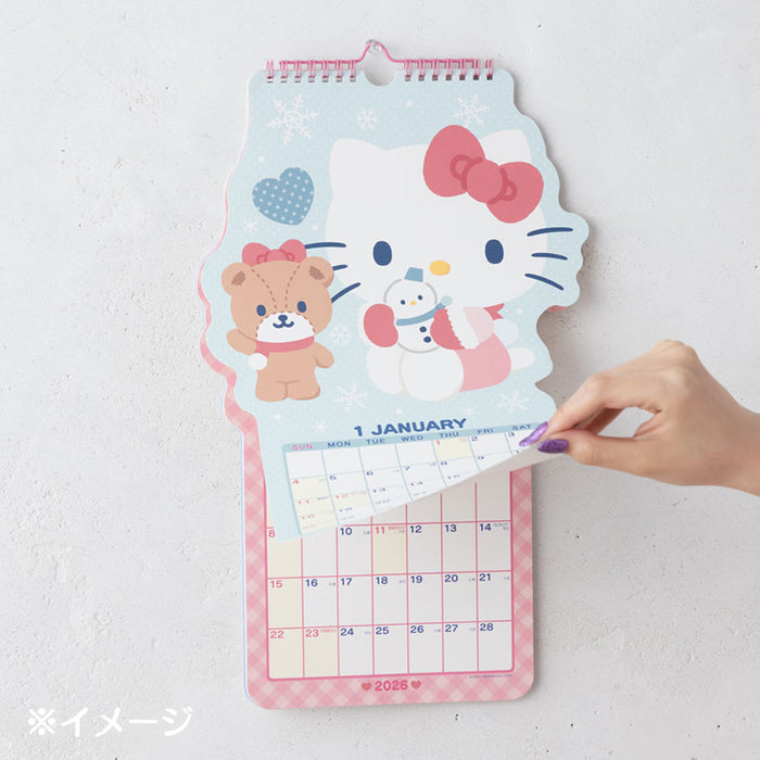 Japan Sanrio - Calendar & Planner 2026 x Hello Kitty Die-cut Calendar 2026