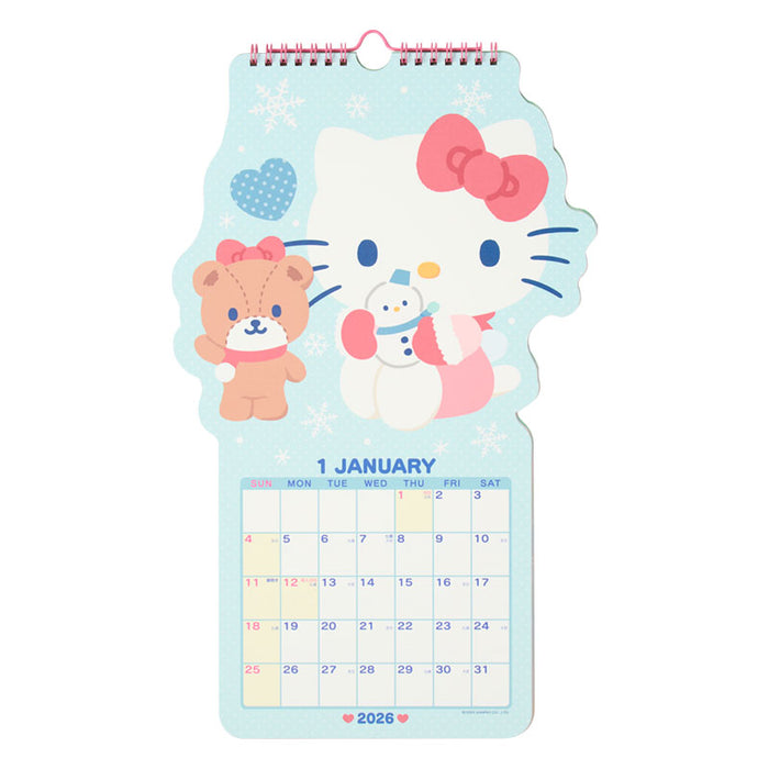 Japan Sanrio - Calendar & Planner 2026 x Hello Kitty Die-cut Calendar 2026
