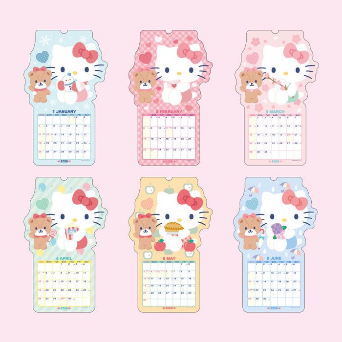 Japan Sanrio - Calendar & Planner 2026 x Hello Kitty Die-cut Calendar 2026