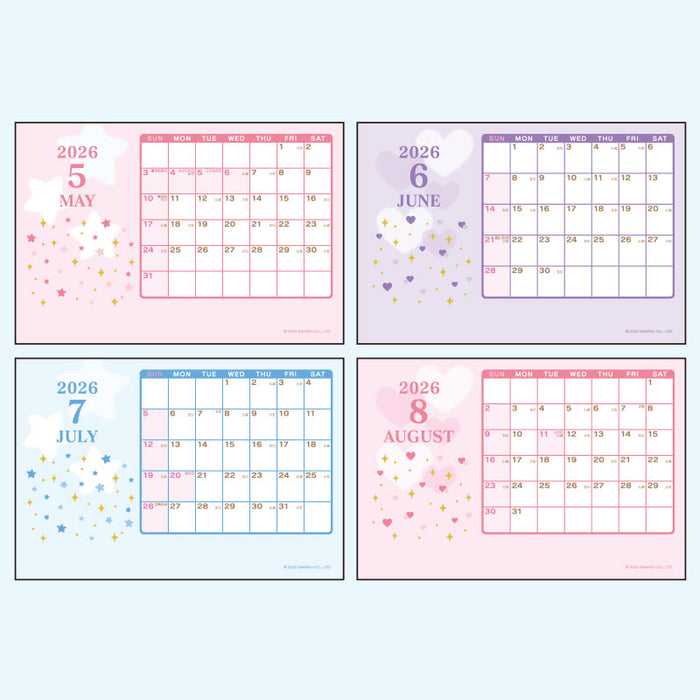 Japan Sanrio - Calendar & Planner 2026 x Cinnamoroll Calendar with Mascot