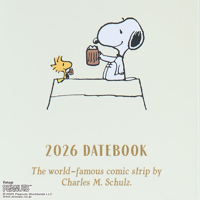 Japan Sanrio - Calendar & Planner 2026 x Snoopy B6 Datebook 2026