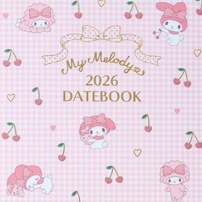 Japan Sanrio - Calendar & Planner 2026 x My Melody A5 Datebook 2026