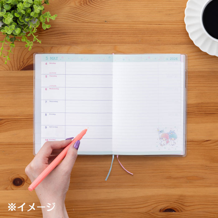 Japan Sanrio - Calendar & Planner 2026 x Snoopy B6 Diary (Horizontal Ruled Type) 2026