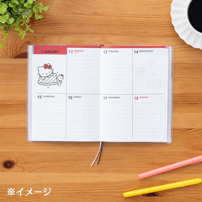 Japan Sanrio - Calendar & Planner 2026 x Hello Kitty B6 Diary (Block Type) 2026