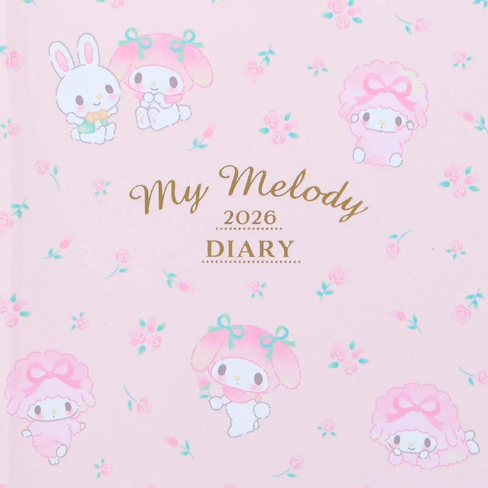 Japan Sanrio - Calendar & Planner 2026 x My Melody B6 Diary (Block Type) 2026